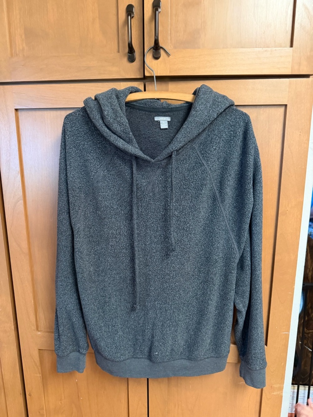 aerie Charcoal Hooded Pullover Sweatshirt